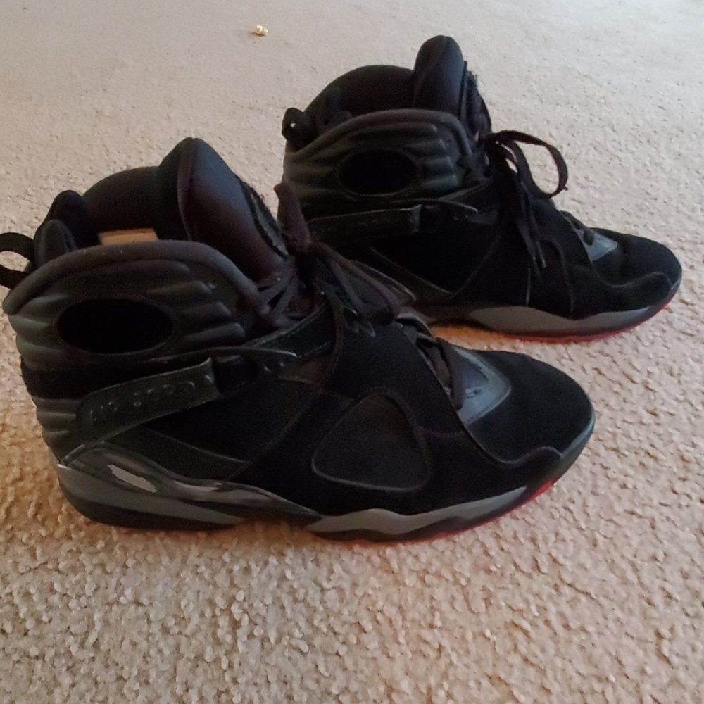 Jordan 8 "Breds", used